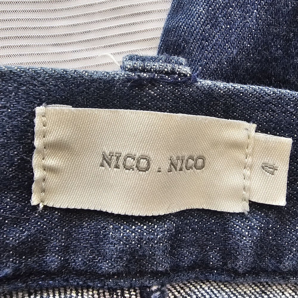 NICO.NICO‎ Pleated High Waist Wide Leg Denim Jeans Size 4 - Picture 11 of 13